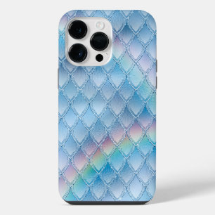 Blaue und Regenbogen-Drachenschuppen-Fantasie-Must iPhone 14 Pro Max Hülle