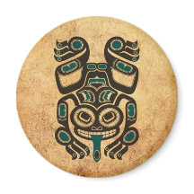Blaue und schwarze Haida Spirit Tree Frog