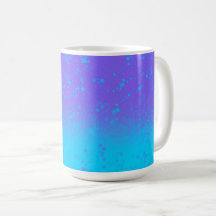 Blaue und violette Meeressprühnebel Minimalistisch
