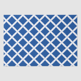 Blaue und weiße Bambusmuster Seidenpapier