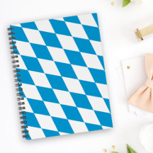 Blaue und weiße Bayern Diamantflagge