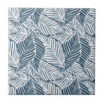 Blaue und weiße Blätter Fliese<br><div class="desc">Ein blau-weißes Blatt Muster schafft dieses auffallende Keramik Fliesen-Design. Schön für eine Küche Backsplash,  Bad Wanne,  Dusche und Countertop Kachel,  oder irgendeinen Bereich (nicht für den Einsatz im Freien). PASSENDE Artikel in unserem Geschäft.</div>