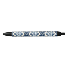 Blaue und weiße Blume Kugelschreiber