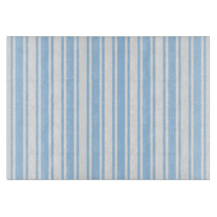 Blaue und weiße Bonbonstreifen Schneidebrett