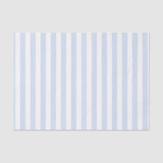 Blaue und weiße Bonbonstreifen Seidenpapier