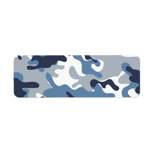 Blaue und weiße Camouflage (Vorne)
