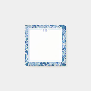 Blaue und weiße Chinoiserie-Chic-Post-Its Post-it Klebezettel