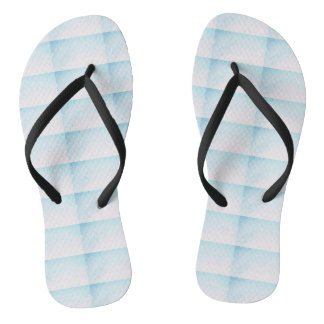 Blaue und Weiße Frauen Flip Flops