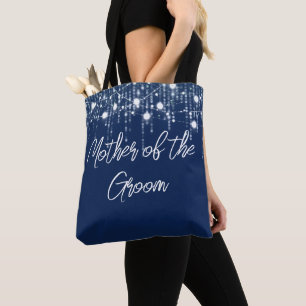 Blaue und weiße hangende Lichter Mutter des Raumes Tasche