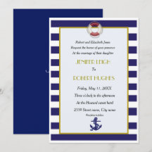 Blaue und weiße Hochzeit