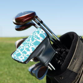 Blaue und weiße Kuhflecken - Muster für Tierdrucke Golf Headcover
