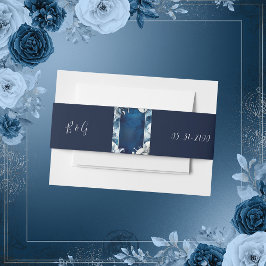 Blaue und weiße Küstenwache Einladungsbanderole