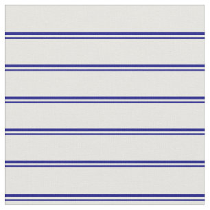 Blaue und weiße Linien Stoff