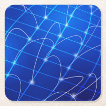 Blaue und weiße Netzwerkverbindungen