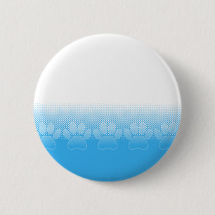 Blaue und weiße Pfeifen mit Zeitungspapier-Hinterg Button