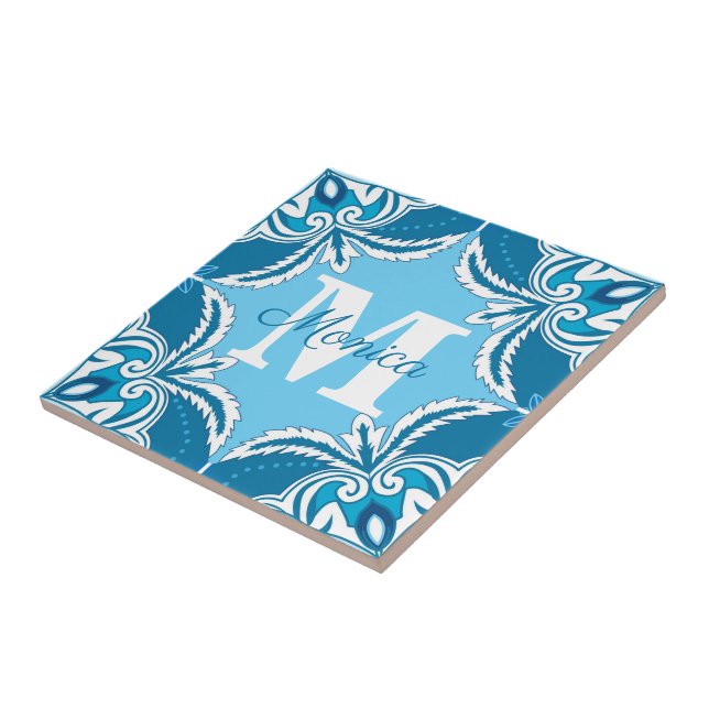 💙 🤍 Blaue und weiße Porto Azulejos,  Fliese (Seite)