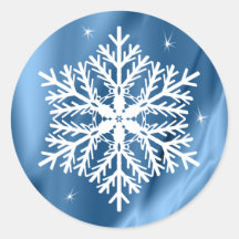 Blaue und weiße Schneeflocken Weihnachtsferien