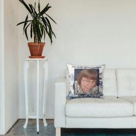 Blaue und weiße Sonnenblumen | FOTO | Beerdigung Kissen