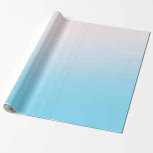 Blaue und weiße Steigung Geschenkpapier
