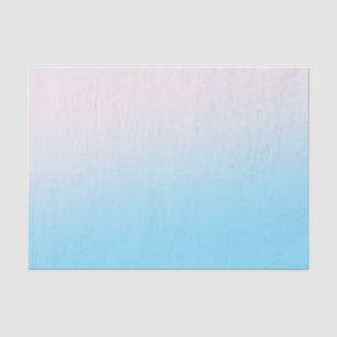 Blaue und weiße Steigung Seidenpapier