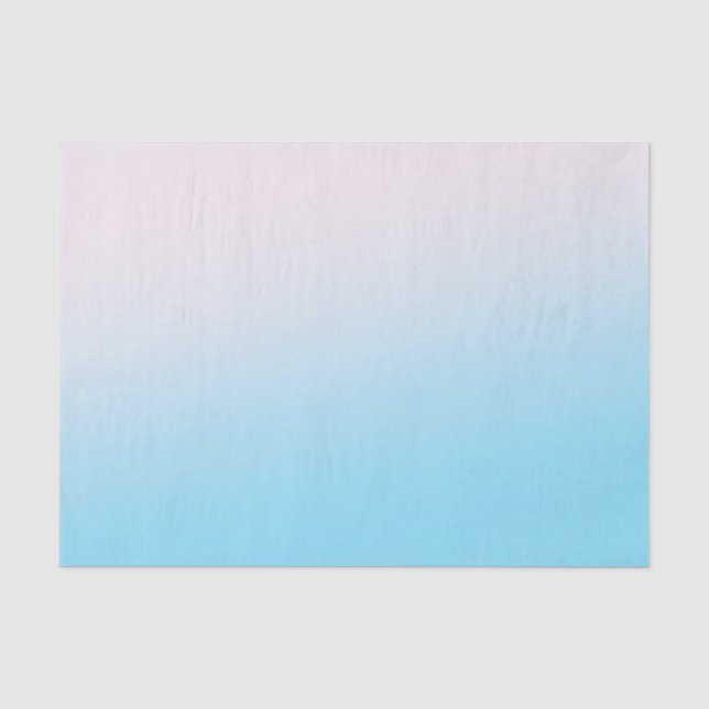 Blaue und weiße Steigung Seidenpapier (Vorderseite)