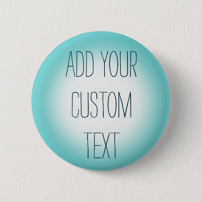 Blaue und weiße Steigungs-kundenspezifisches Button (Vorderseite)