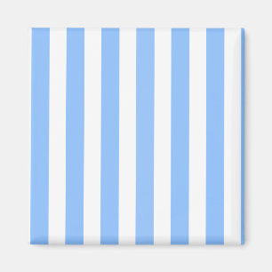 Blaue und weiße Streifen Magnet