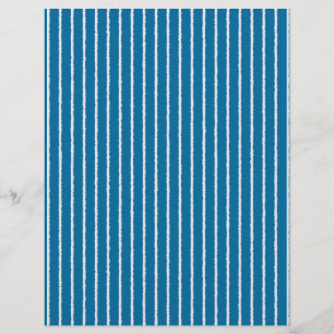 Blaue und weiße Streifen mit ungleichmäßigen Linie Flyer