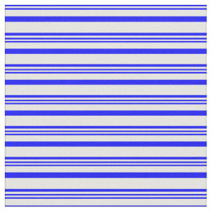 Blaue und weiße Streifen Stoff