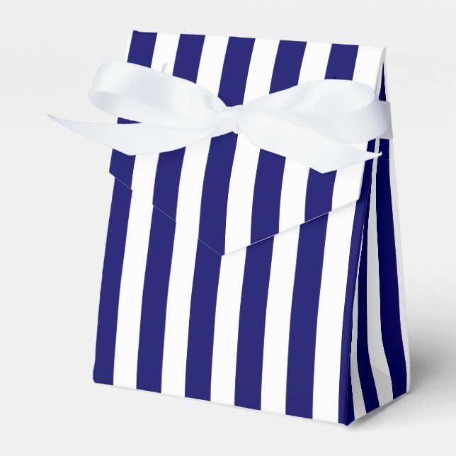 Blaue und weiße Süßigkeiten Geschenkschachtel (Vorderseite)