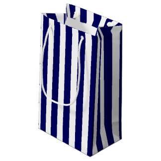 Blaue und weiße Süßigkeiten Kleine Geschenktüte