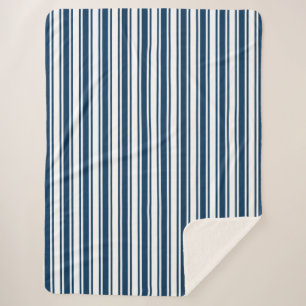 Blaue und weiße Süßigkeiten Sherpadecke