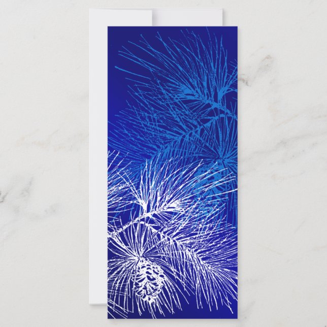 Blaue und weiße Winterkiefer (Vorderseite)