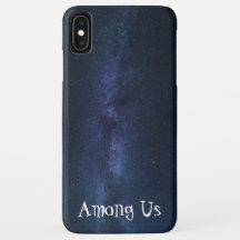 Blaue unendliche Galaxie unter uns Design
