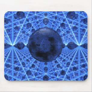 Blaue Unendlichkeit Mousepad