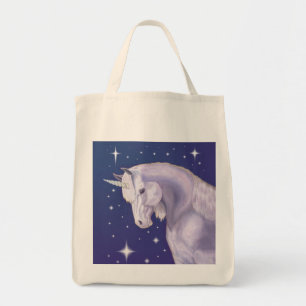 Blaue Unicorn-Taschentasche Tragetasche
