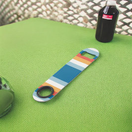 Blaue Uniform Streifen Speed Flaschenöffner