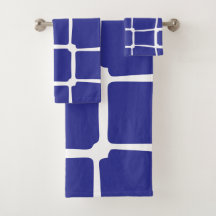 Blaue unregelmäßige Quadrate Mosaik