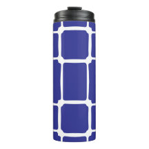 Blaue unregelmäßige Quadrate Mosaik