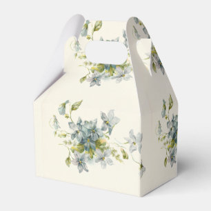 Blaue Vintage-Blumenfeiern in verschiedenen Stilen Geschenkschachtel