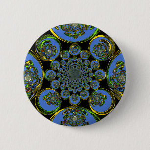 Blaue Vintage Button