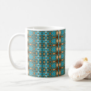 Blaue Vintage-Klassiker-Sonnenbrille Kaffeetasse