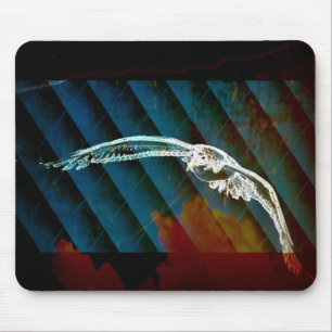 Blaue Vögel des Abstrakten Ozeans, die Seagull fli Mousepad