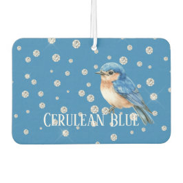 Blaue Vogel-Fauxdiamanten in Cerulean Autolufterfrischer
