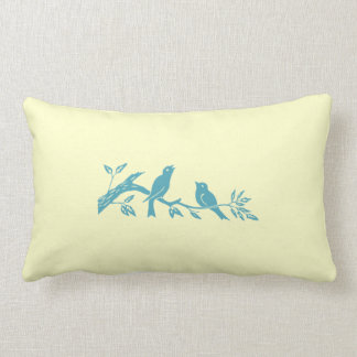 Blaue Vögel Kissen