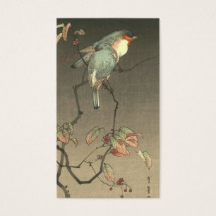 Blaue Vögel nachts durch Seitei Watanabe 1851 -