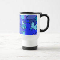 Blaue Vögel