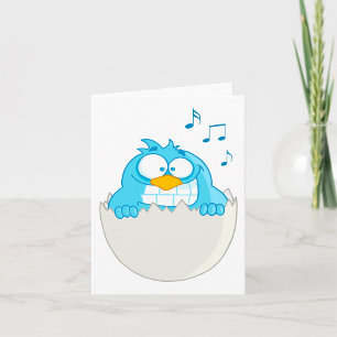 Blaue Vogelscheuche von Ei Singtier Karte