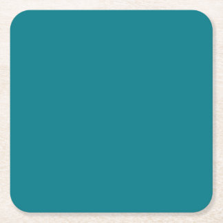 BLAUE-Vorlage Ändern Sie die Farbe HINZUFÜGEN TEXT Rechteckiger Pappuntersetzer