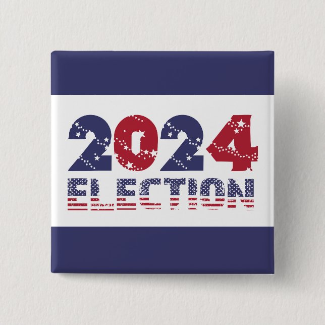 Blaue Wahl 2024 Button (Vorderseite)